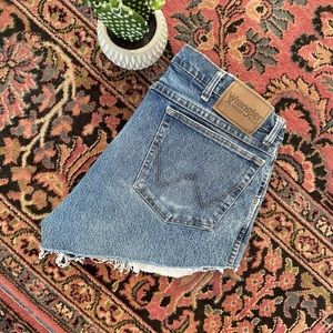 Ex-boyfriend Wrangler cut offs